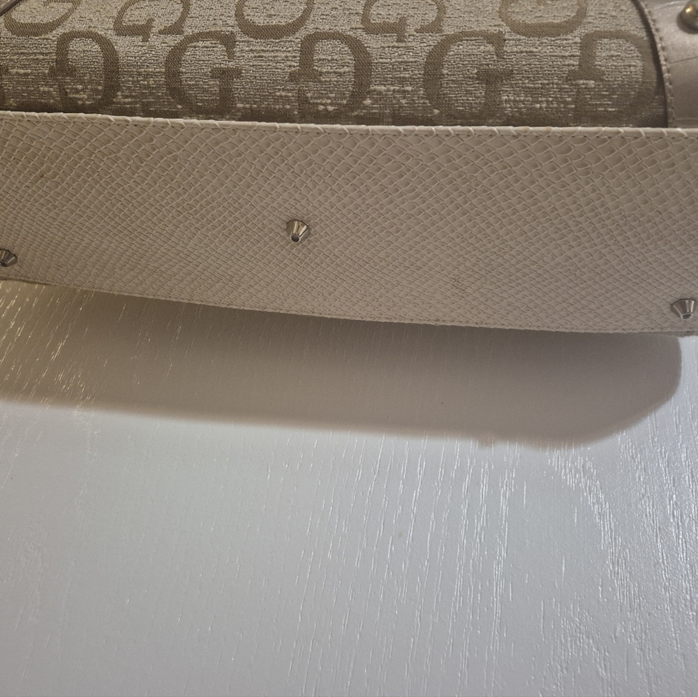 Guess Beige and Brown Women's Handbag - Picture 4 of 8
